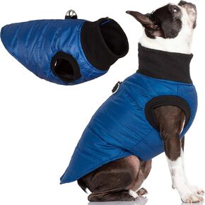 Gooby G21 Bomber Dog Jacket - Turquoise, Small - Winter Waterproof Zip Up Dog Sweaters for Small Dogs with Dual D Ring Leash - Windproof Small Dog Clothes - Dog Sweater for Small Dogs to Medium Dogs in Kuwait