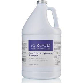iGroom True Color Dog Shampoo, Luxury Pet Beauty Care, Enhance and Restore Natural Coat Color, Add Moisture, Made in USA, 1 gal in Kuwait