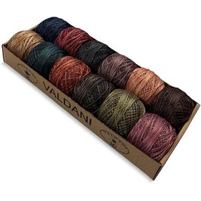 Valdani Perle Cotton Embroidery Thread Size 8 European Heirloom Collection in Kuwait