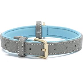Leather Dog Collar for Small Medium Large Dogs Soft Waterproof Padded Puppy Collars in Kuwait