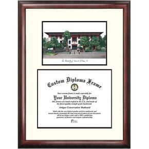 Campus Images TX948GED "University of Texas, San Antonio Embossed Diploma" Frame, 11" x 14", Gold in Kuwait