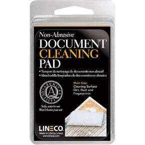 Lineco 2x3 Document Cleaning Pads with Grit-Free Powder - Soft, Grit-Free Powder That Absorbs and Cleans. in Kuwait