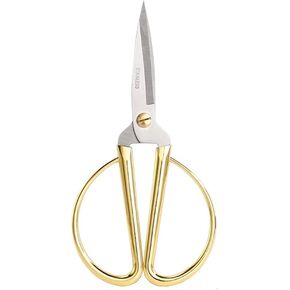 6 Inch All Stainless Steel Sewing Scissors, Sharp Tailor Scissors for Embroidery, Sewing, Craft, DIY Art Work & Daily Use for Home Office School BLACK in Kuwait