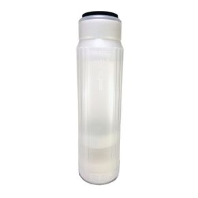 AQUATICLIFE 10" x 2.5" Translucent Refillable Reusable Water Filter Cartridge for DI Resin and Other Media in Kuwait