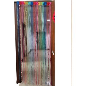ZiDeTang Button Beaded Door Curtain Fringe Tassel Living Room Divider Curtain (39.30" x 78.50", Purple) in Kuwait