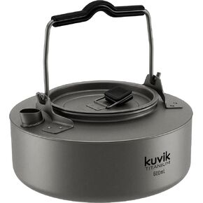 Kuvik 600ml Titanium Kettle - Ultralight and Compact Kettle for Backpacking, Camping, and Home in Kuwait