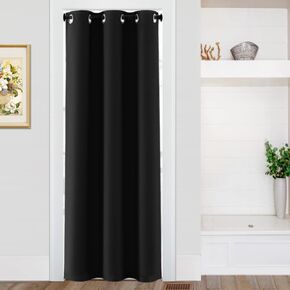 Turquoize Doorway Curtain Blackout Door Curtains for Doorways 80 Inch Grommet Thermal Insulated Closet Curtains Privacy Doorway Drapes for Closet Bathroom Front Door, 1 Panel, Pure White, W42 x L80 in Kuwait