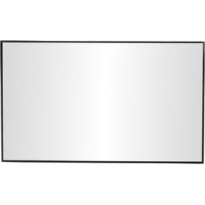 Deco 79 Wood Room Wall Mirror Entryway Mirror with Thin Minimalistic Frame, Wall Mounted Mirror 18" x 1" x 36", Black in Kuwait