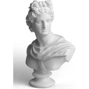Garwor Laocoon تمثال نصفي الأساطير اليونانية والرومانية 5.5 "الراتنج رئيس تمثال نصفي النحت تمثال ديكور المنزل in Kuwait