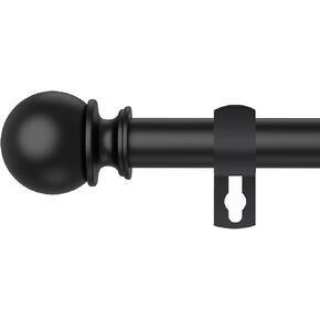 White Curtain Rods for Windows 28 to 48 Inch, 5/8" Diameter Heavy Duty Metal Stainless Steel Adjustable Small Curtain Rod With Bracket(2.3-4 Feet) in Kuwait