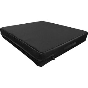 Dog Bed Cover for 36" L 27" W 3" H - 600D Oxford Waterproof with Zipper and Carry Handle - Washable, Cover Only (Gray) in Kuwait