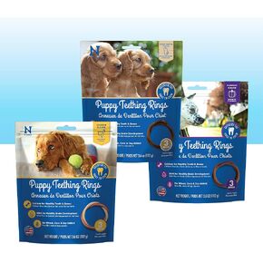 N-Bone Puppy Teething Ring, Chicken Flavor, 6 Count bag in Kuwait