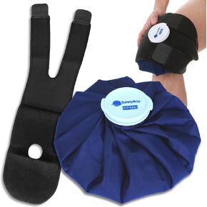 SunnyBay Refillable 11 in Ice Bag with 28 in Strap - Reusable Washable Medical Icing Pack - for Ankle, Knee, Neck, Shoulder Injuries- Cold Therapy Muscle Pain Relief in Kuwait