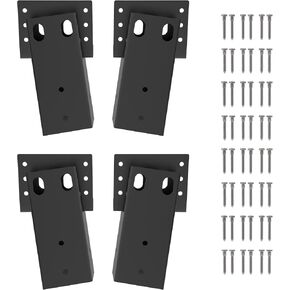 MIXXIDEA Metal Elevated Deer Blind Bracket Heavy Duty Steel Deer Stand Compound Angle Platform Brackets for Tree House, Deer Station, Swing Set, Observation Platform, 4 Pack in Kuwait