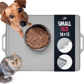 Tuff Pupper 36x24 XXL Dog Feeding Mat for Food and Water | Dog Food Mats for Floors | Waterproof Dog Water Bowl Mat | Dog Placemats Pet Food Mat in Kuwait
