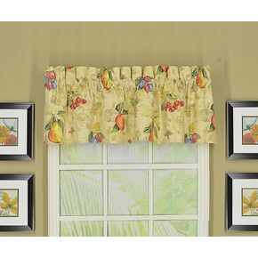 Today's Curtain Orchard Kitchen Sailcloth Valance, 12-inch, Sand, 56W x 12L (CA1068K-KC) in Kuwait