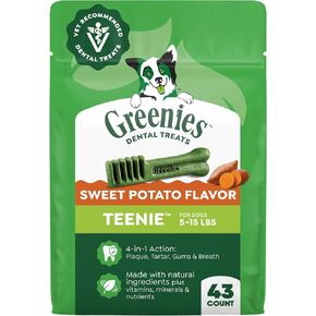 GREENIES Original TEENIE Natural Dental Care Dog Treats, 12 oz. Pack (43 Treats) in Kuwait