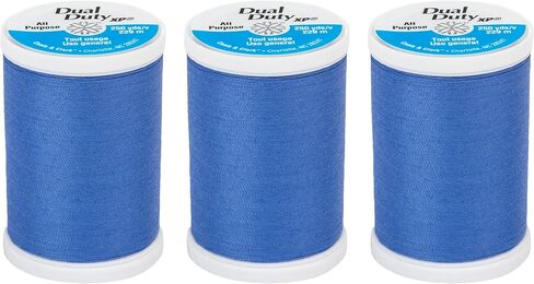 Coats: Thread & Zippers Dual Duty XP General Purpose Thread, 250-Yard, True Blue in Kuwait