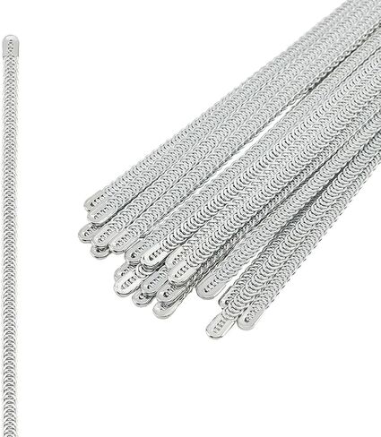 BENECREAT 36Pcs 3 Sizes Spiral Metal Corset Boning Steel, 9/10/ 11inch Stainless Steel Spiral Corset Boning Stays for Corsets, Costumes Sewing, 6.5mm Wide in Kuwait