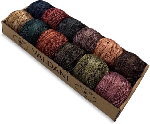 Valdani Perle Cotton Embroidery Thread Size 8 European Heirloom Collection in Kuwait