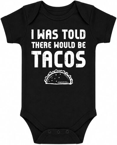 CBTwear I Was Told There Would Be Tacos Funny Baby Bodysuit in Kuwait