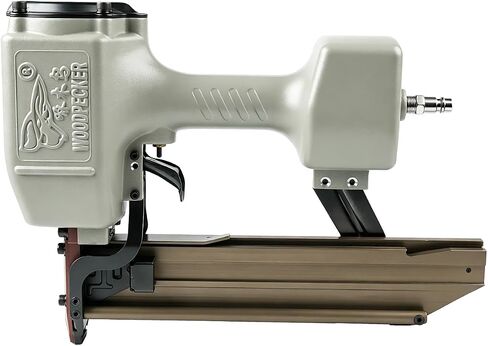 Woodpecker Pneumatic Sheathing Stapler with Safety, 16 Gauge 7/16-Inch Crown Construction Staples, Air Medium Crown Construction Staple Gun for Fencing, Roof Decking and Siding (N838H) in Kuwait