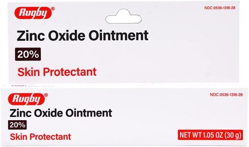 Zinc Oxide 20% Skin Protectant Ointment for Diaper Rash, Chaffed Skin 1 Lb. Jar Pack of 4 Jars Total 4 Lb's (4) in Kuwait
