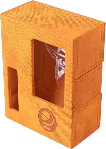 Gamegenic Arkham Horror Investigator Deck Tome - صندوق سطح ممتاز لرعب Arkham: لعبة البطاقات، يحمل سطح محقق كامل، الناجي - اللون الأحمر، مصنوع in Kuwait