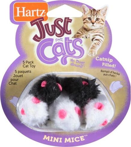 Hartz Just for Cats Mini Mice Cat Toy (5 Pack) in Kuwait