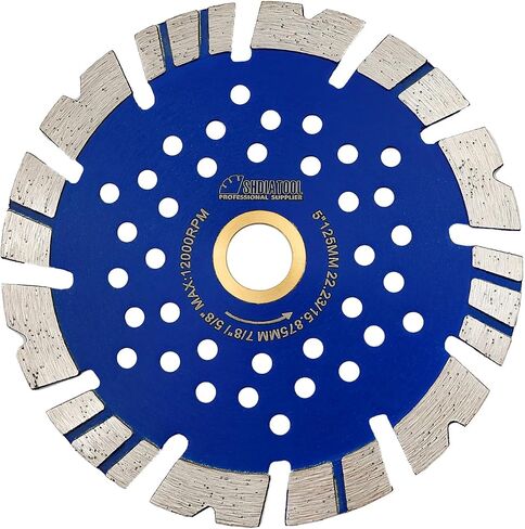 SHDIATOOL 5-Inch Diamond Saw Blades, Granite Cutting Disc, Cutter Wheel for Concrete, Reinforced Concrete, Masonry, Stone, Paver 125mm(Pack of 2) in Kuwait