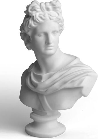 Garwor Laocoon تمثال نصفي الأساطير اليونانية والرومانية 5.5 "الراتنج رئيس تمثال نصفي النحت تمثال ديكور المنزل in Kuwait
