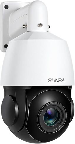 SUNBA 5MP IP PoE+ PTZ Camera Outdoor, 20x Optical Zoom, Two-Way Audio, 2.4G WiFi Camera, Motion & Human-Shape Detection, 24x7 Automatic Patrol, up to 328ft Night Vision (405-D20X ECO Edition) in Kuwait