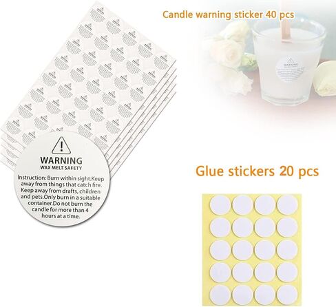400 Piece Cotton Candle Wick 6" Pre-Waxed Candle Wicks for Soy Wax, Wicks for Candle Making Candle DIY 15cm 40 ply in Kuwait