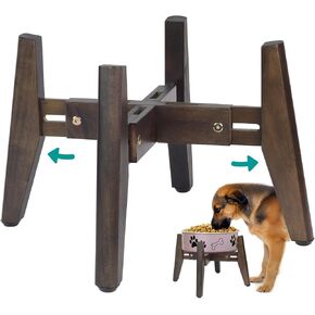 Dog Bowl Stand for Water/Food - Adjust with Lock - Dog Water Fountain Holder, Elevates Pet Food and Water Feeder Bowls (Bowl not Included) in Kuwait