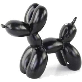 Resin Balloon Dog Sculpture, Mini 4in White Figurine Animal Crafts in Kuwait