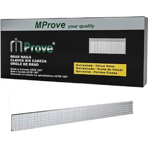 MProve 18 Gauge Brad Nails 3/8in (10mm) Heavy Duty Galvanized [5,000 Nails] in Kuwait