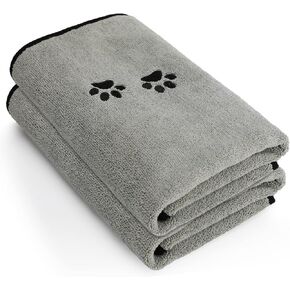 3Pieces Microfiber Pet Bath Towel Dog Towel.Dog Towel Soft Absorbent Drying for Small Medium Large Dogs and Cats with Great for Bathing and Grooming (35 x 20 Inch 3 Colors) in Kuwait