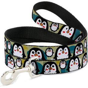 Buckle-Down Pet Leash - Penguin Cartoon - 6 Feet Long - 1" Wide in Kuwait