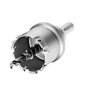EZARC Carbide Hole Cutter for Thick Metal, Deep Cut Hole Saw for Stainless Steel, Metal Pipes and Hard Material, CHS-25M 7/8" 22mm in Kuwait