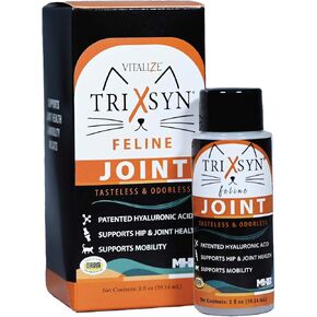 TRIXSYN Feline - يخفف الانزعاج بشكل طبيعي، ويعزز صحة المفاصل، ويدعم الحركة ووظيفة الغضروف للقطط - تركيبة سائلة MHB3 Hylauronan الحاصلة على براءة اختراع in Kuwait