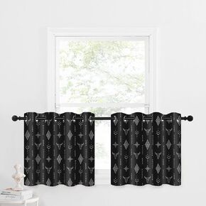 Aztec Western Blackout Curtains 2 Panels Tribal Bull Skull Boho Drapes Native Cowboys Ethnic Rustic Grommets Window Curtain Drapes for Bedroom Kitchen Living Room, 42x63in in Kuwait