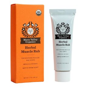 Moon Valley Organics Herbal Muscle Rub with Cayenne for Sore Joints, Aches and Pains, Soothes Pain Caused by Cold, Treat Sore Spots with Heat in Kuwait