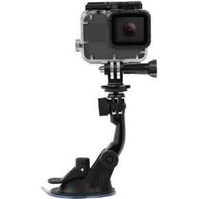TEKCAM Action Camera Suction Cup Mount Compatible with Gopro Hero 12 11 10 9 8/AKASO EK7000 V50Elite Brave 4/7 LE/WOLFANG/Apexcam/Adostob/Dragon Touch Action Camera, Car Windshield Suction Mount in Kuwait