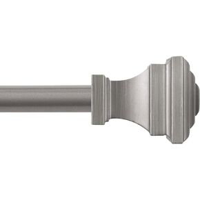 Fast Fit Easy Install Milton 5/8" Decorative Curtain Holdbacks, Pewter in Kuwait
