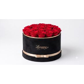 Preserved Roses in A Box - Roses That Last A Year - Eternal Rose Box - Flowers for Birthday - Long Lasting Roses in Box- Gift for Her, Mom, Wife(Red, 9pcs) in Kuwait