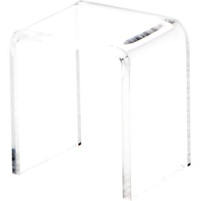 Plymor Clear Acrylic Vertical Square Display Riser, 9" H x 6" W x 6" D (3/16" Thick) in Kuwait