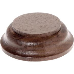 Plymor Solid Walnut Round Wood Display Base with Ogee Edge, 5.375" W x 5.375" D x 0.75" H in Kuwait