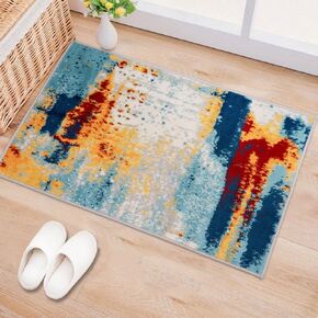 Rugshop Sky Collection Novel Abstract Area Rug 2' x 3' Multi in Kuwait