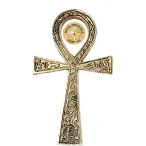 Solid Brass Ankh 6.25" ~ Perfect for your Altar, Wall Décor, Gift Giving, Ritual needs. Made of 100% yellow brass quality product by New Age Imports, Inc.® (Brass Ankh 6.5") in Kuwait