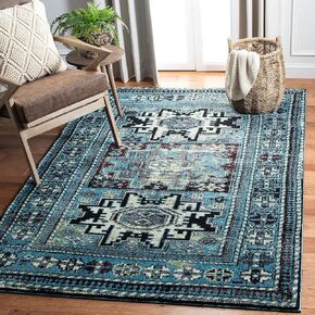 SAFAVIEH Vintage Hamadan Collection Runner Rug - 2'3" x 6', Red & Multi, Oriental Traditional Persian Design, Non-Shedding & Easy Care, Ideal for High Traffic Areas in Living Room, Bedroom (VTH213A) in Kuwait